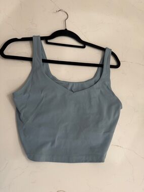 Amazon Essentials Light Blue Cropped Tank